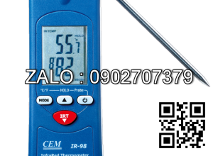 Máy đo nhiệt độ bằng tia hồng ngoại CEM IR-99