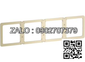 Khung đỡ bốn Clipsal / Schneider E8331_46_WG_G19