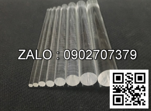 Cây Nhựa Mica Tròn Đặc Ø 10x2000mm