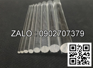 Cây Nhựa Mica Tròn Đặc Ø 15x2000mm