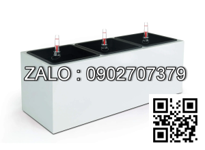 Chậu composite chữ nhật D60xR20xC20 Cm