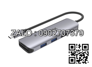 Cable TypeC --> Usb3.0/Hdmi/TF/SD+PD 100W Unitek H1107D