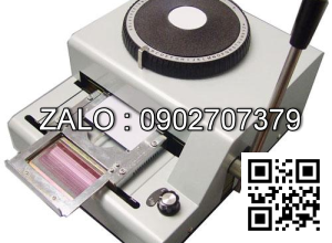 MÁY DẬP SỐ NỔI TRÊN THẺ NHỰA