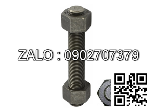 Ty ren (STUD BOLT) ASTM A193 B7 đen mộc, size: 1/2'' 60mm