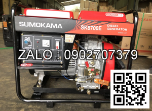 Máy phát điện 6700E 6kw chạy dầu chống ồn