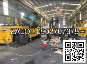 Xe nâng Vân Thiên Hùng sửa chữa xe nâng dầu 3.5 tấn Tailift