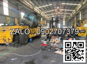 Xe nâng Vân Thiên Hùng sửa chữa xe nâng dầu 4.0 tấn Doosan