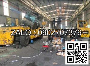 Xe nâng Vân Thiên Hùng sửa chữa xe nâng dầu 4.5 tấn TCM