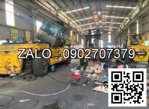 Xe nâng Vân Thiên Hùng sửa chữa xe nâng dầu 5.0 tấn Komatsu