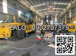 Xe nâng Vân Thiên Hùng sửa chữa xe nâng dầu 5.0 tấn Nissan