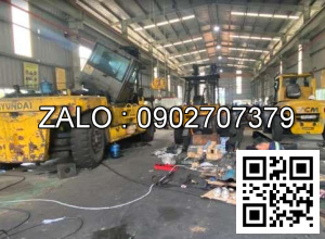 Xe nâng Vân Thiên Hùng sửa chữa xe nâng dầu 6.0 tấn Mitsubishi
