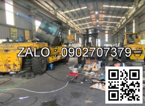 Xe nâng Vân Thiên Hùng sửa chữa xe nâng dầu 7.0 tấn Toyota