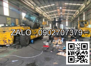 Xe nâng Vân Thiên Hùng sửa chữa xe nâng ga 2.5 tấn Komatsu