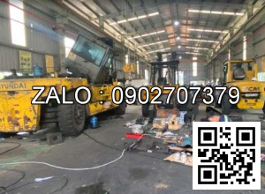 Xe nâng Vân Thiên Hùng sửa chữa xe nâng ga 4.0 tấn CAT