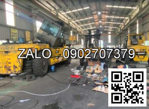 Xe nâng Vân Thiên Hùng sửa chữa xe nâng ga 8.0 tấn Hyster