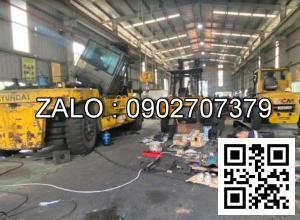 Xe nâng Vân Thiên Hùng sửa chữa xe nâng xăng 7.0 tấn Linder