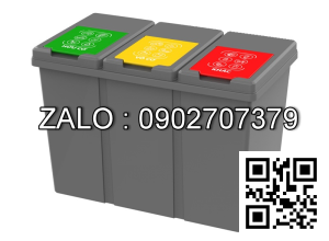 Thùng rác 3 ngăn TR3N