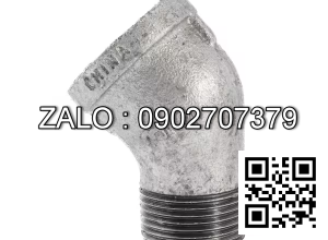 Co ren 45° ( co lơi ) BSPT - INOX 304 DN25