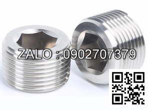 Nút ren ngoài BSPT - INOX 304 DN40