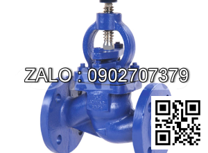 Van cầu hơi mặt bích PN16 gang DN50