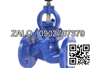 Van cầu hơi mặt bích PN16 gang DN80