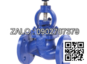 Van cầu hơi mặt bích PN16 gang DN150