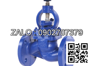 Van cầu hơi mặt bích PN16 gang DN300