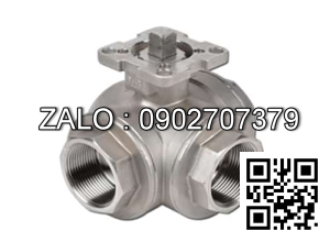 Van bi ren 3 ngã TYPE ( T ) gang tay gạt DN20