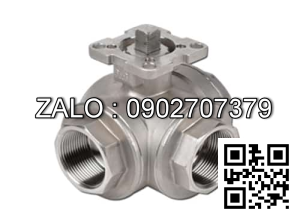 Van bi ren 3 ngã TYPE ( T ) gang tay gạt DN65