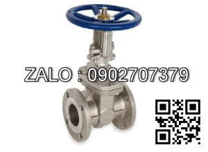 Van cổng mặt bích JIS 10K mạ kẽm DN250