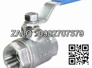 Van bi ren 2PC tay gạt mạ kẽm DN8