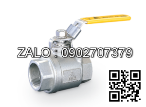 Van bi ren 2PC tay gạt mạ kẽm DN125