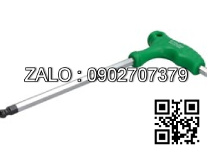 Chìa vặn lục giác bi TOPTUL 8mm cán bọc
nhựa Mạ crom AGCA0828