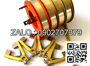 Bộ cổ góp điện 4 vành cho cổng trục chữ A SWF 32 tấn bãi HRC