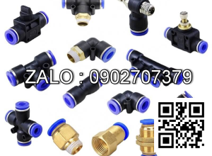 Đầu nối nhanh L, phi 12 ren 21