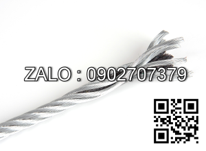 Cáp thép cầu trục DP8K, phi 6.4, xoắn phải, 2160N/mm2