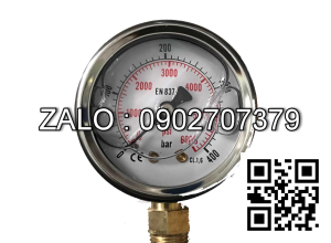 Đồng hồ đo áp lực thang 400 bar