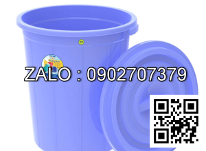 Thùng nhựa 120L Duy Tân (45cm x 74.5cm x 53cm)