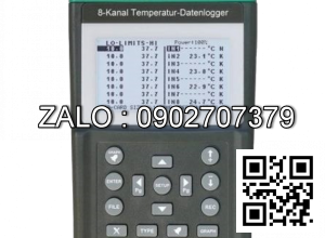 Máy đo nhiệt độ data logger 8 kênh PCE T800