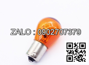 Bóng Đèn Xi Nhan Ô Tô Chân Cài 12V 21W hoặc 24V 21W Màu Vàng (Một Tóc)