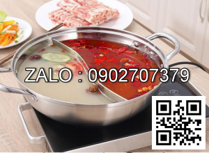 Nồi lẩu 2 ngăn hotpot (30c)