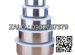 Bộ thố lạnh inox 5 món (Kiện 60 hộp)