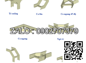 Co xuống thang cáp 150x100mm, 1mm