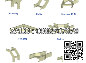 Co xuống thang cáp 200x150mm, 1mm
