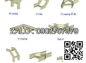 Co xuống thang cáp 500x50mm, 1.5mm