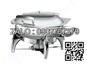 Nồi Hâm Buffet Tròn Nắp Kiếng Chân Rời AT52293