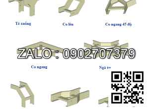 Co xuống thang cáp 300x150mm, 2mm