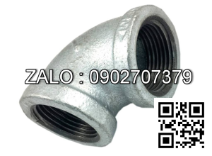 Co L thép ( 1 đầu ren ngoài 3/8 1 đầu col ren ngoài 1/4 )