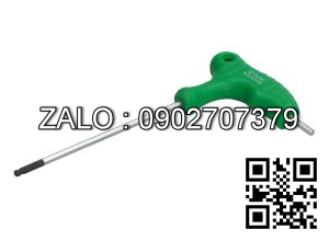 Chìa vặn lục giác bi TOPTUL 3mm cán bọc
nhựa Mạ crom AGCA0315