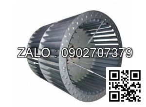 Cánh quạt ly tâm phi 810mm x 375mm, 12 cánh nghiên phải